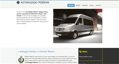 Desktop Screenshot of noleggiominibusbrescia.com